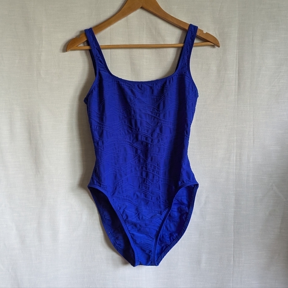 Vintage Sessa Royal Blue One Piece‎
